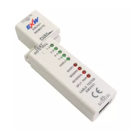 구리 네트워크 케이블 테스터 - RJ45 이더넷 LAN 와이어 네트워크 구리 케이블 테스터